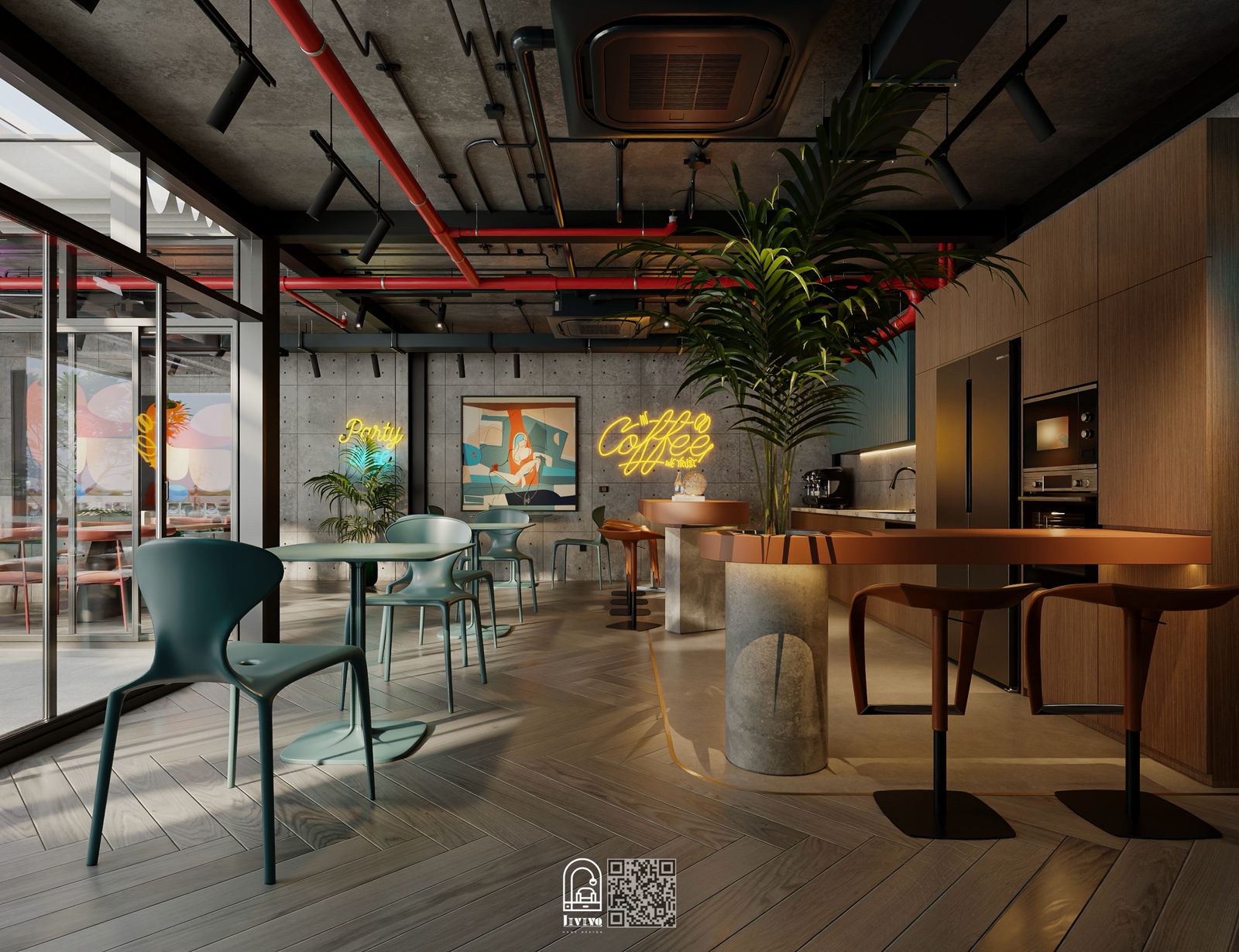 Rooftop bar club riêng tư